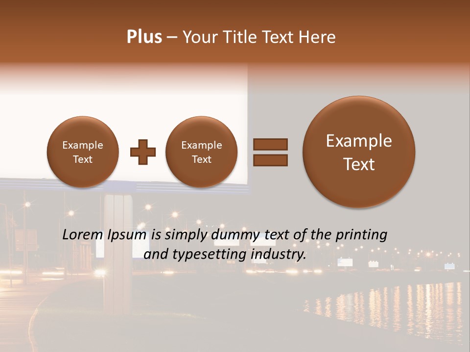 Billboard Night PowerPoint Template