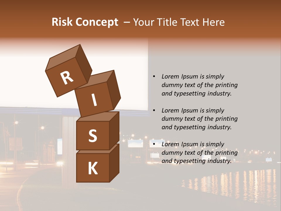 Billboard Night PowerPoint Template