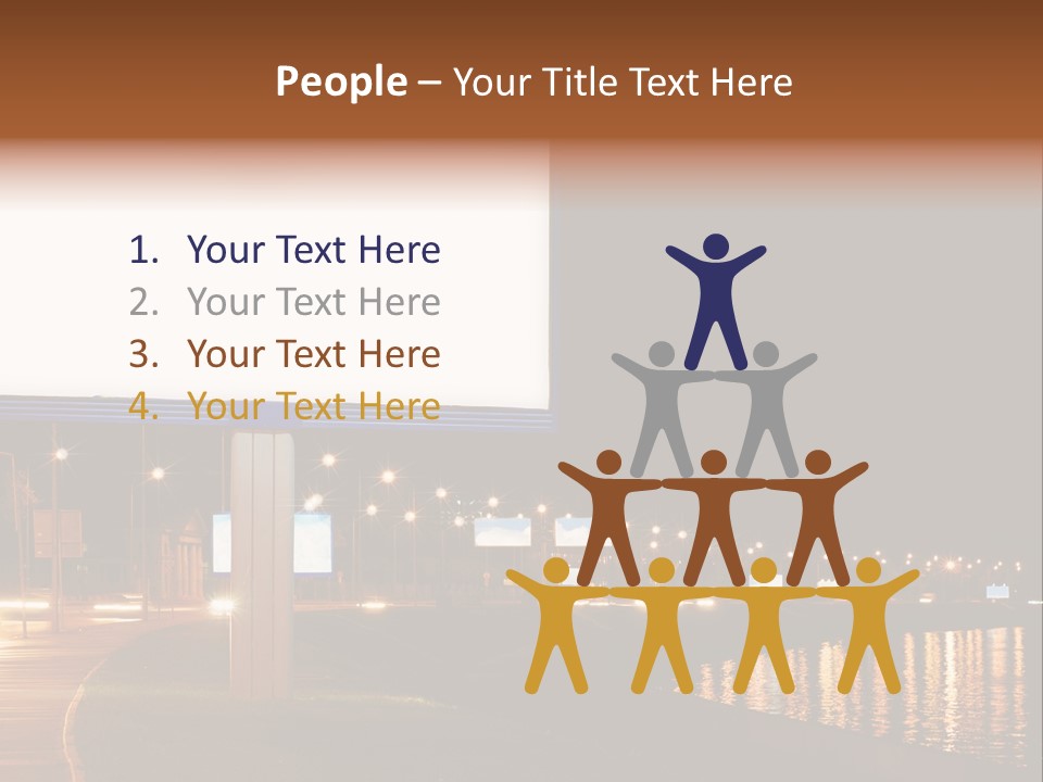 Billboard Night PowerPoint Template
