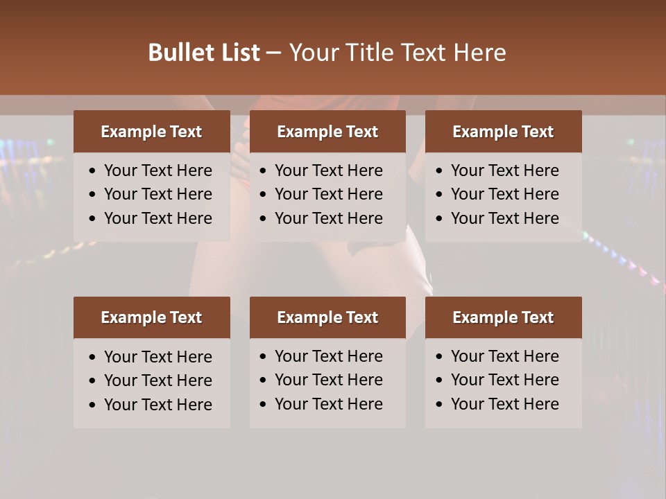 Hot Wallpapers Girls PowerPoint Template