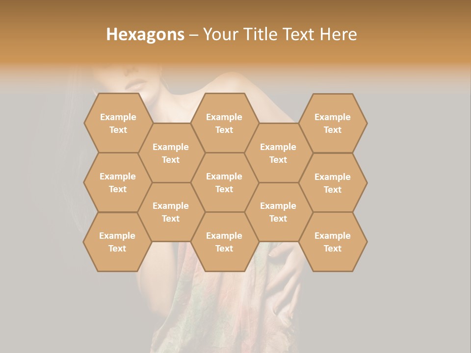 Graceful Sensuality Luxuriant PowerPoint Template