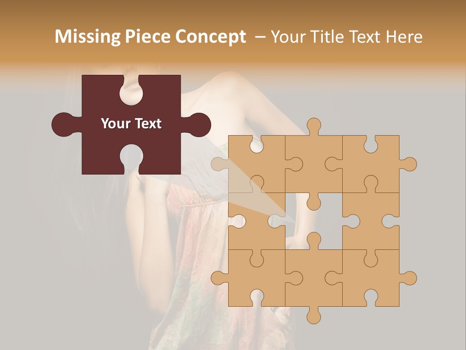 Graceful Sensuality Luxuriant PowerPoint Template