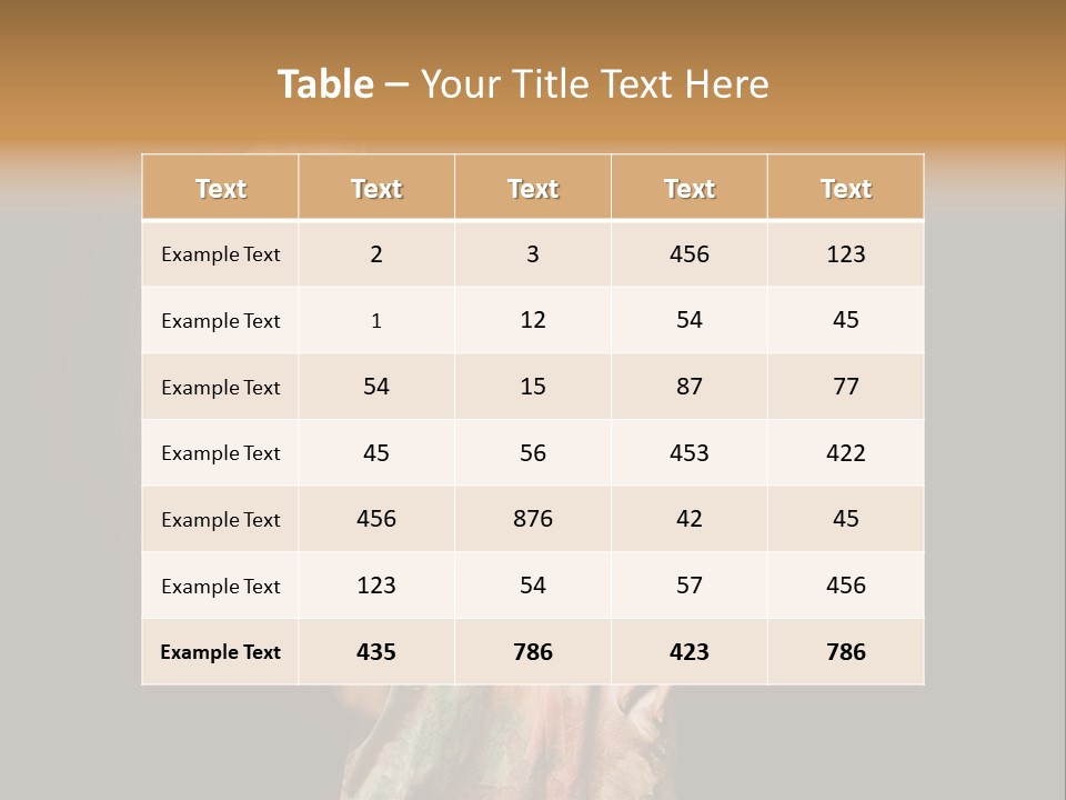 Graceful Sensuality Luxuriant PowerPoint Template