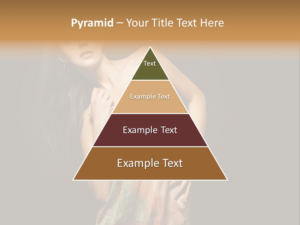 Graceful Sensuality Luxuriant PowerPoint Template