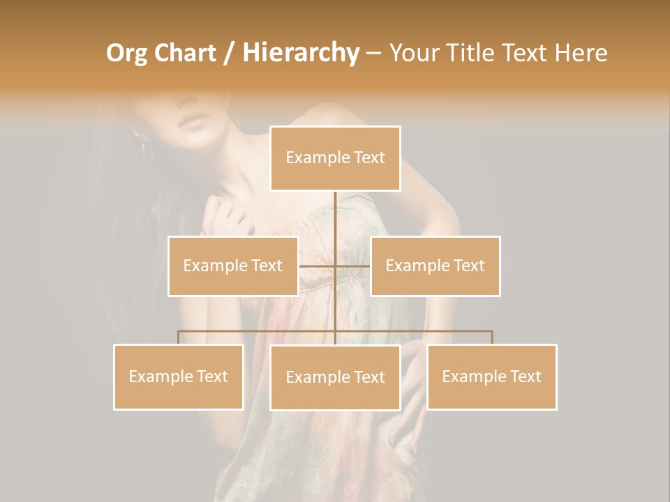 Graceful Sensuality Luxuriant PowerPoint Template