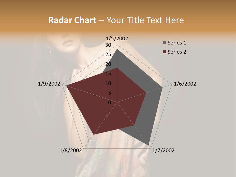 Graceful Sensuality Luxuriant PowerPoint Template