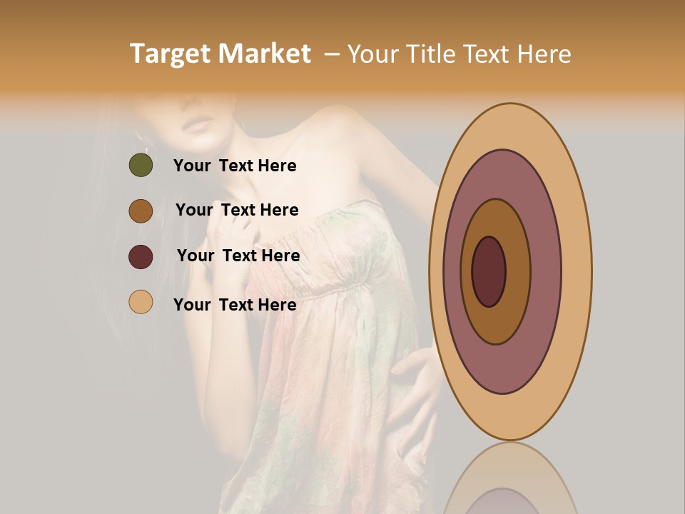 Graceful Sensuality Luxuriant PowerPoint Template