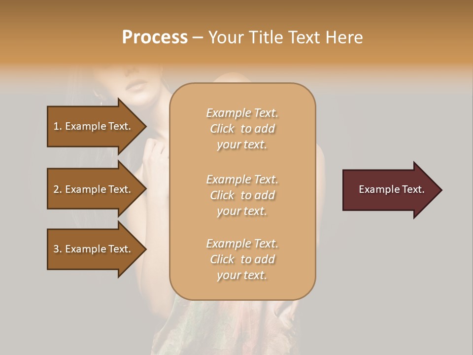 Graceful Sensuality Luxuriant PowerPoint Template