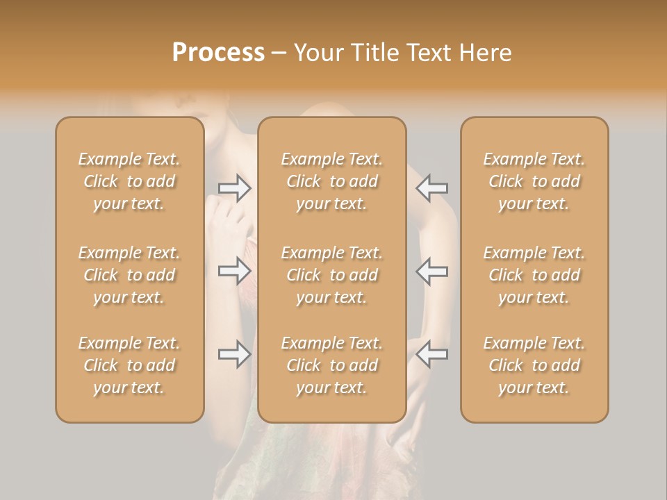 Graceful Sensuality Luxuriant PowerPoint Template