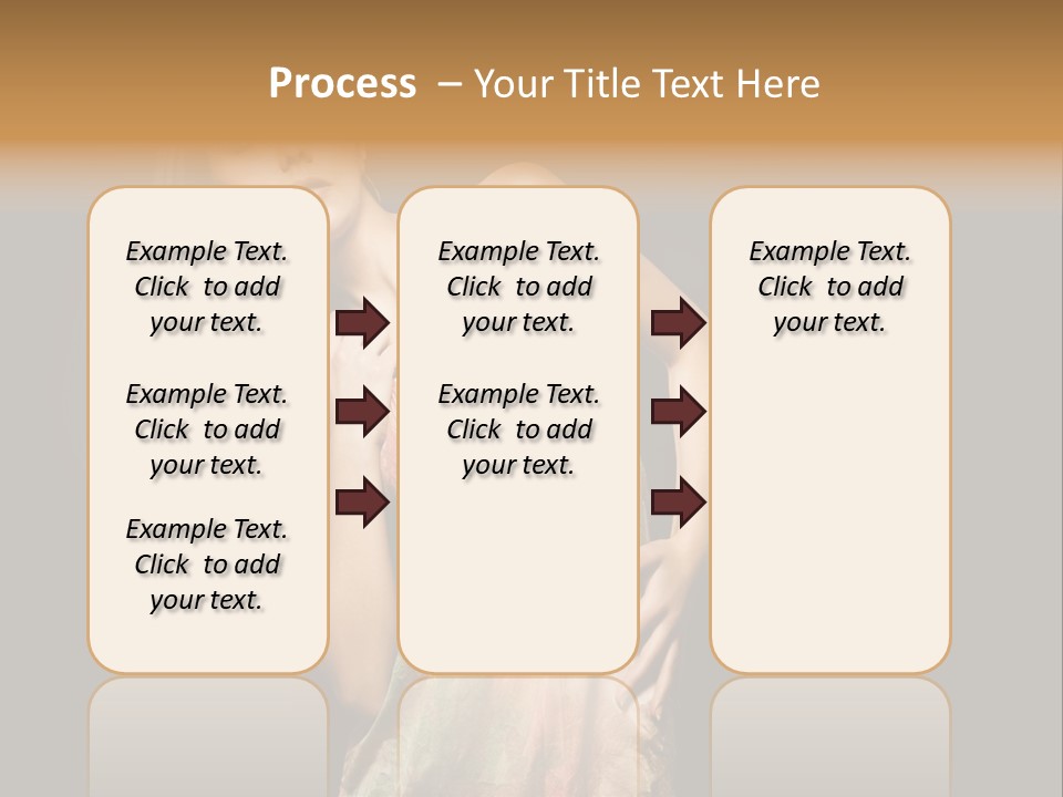 Graceful Sensuality Luxuriant PowerPoint Template