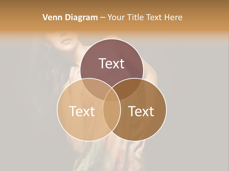 Graceful Sensuality Luxuriant PowerPoint Template
