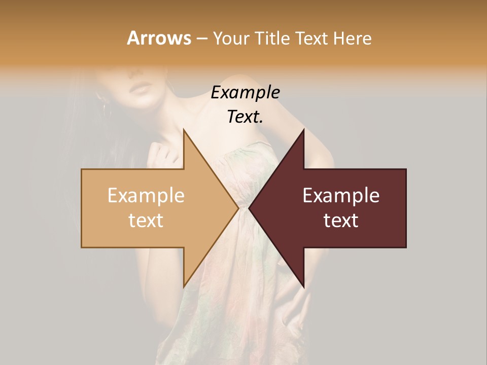 Graceful Sensuality Luxuriant PowerPoint Template