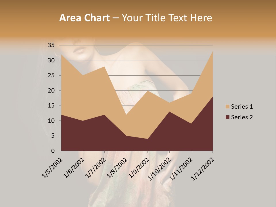 Graceful Sensuality Luxuriant PowerPoint Template