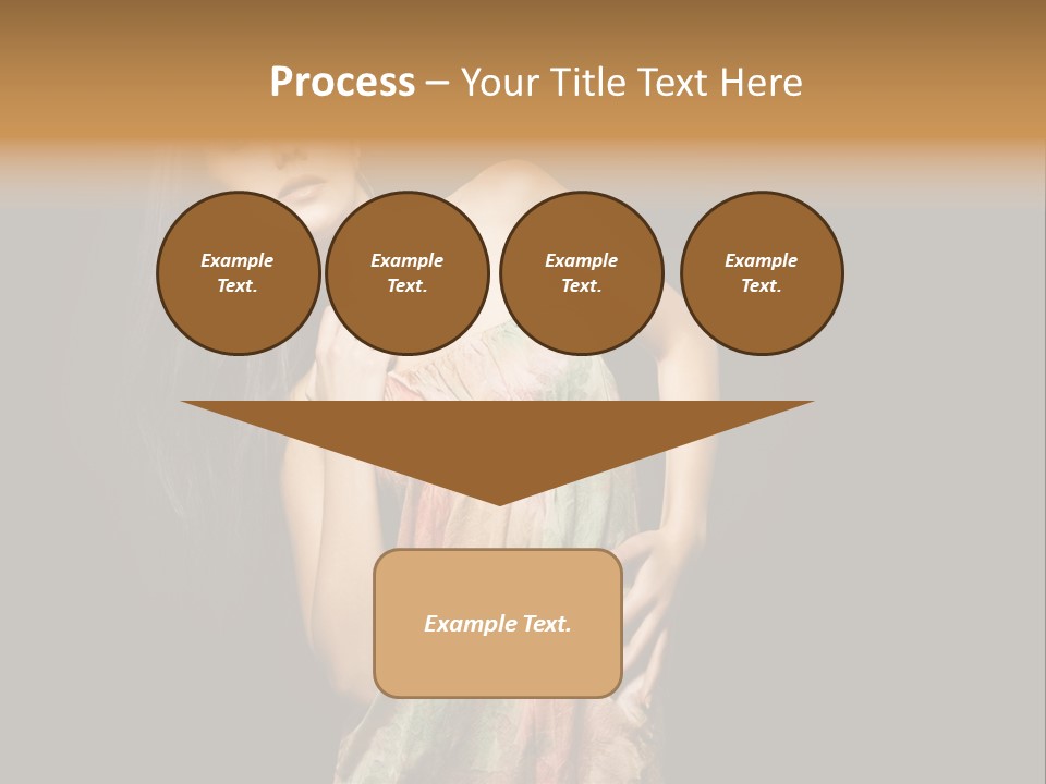 Graceful Sensuality Luxuriant PowerPoint Template