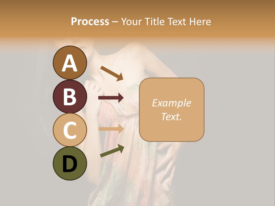 Graceful Sensuality Luxuriant PowerPoint Template
