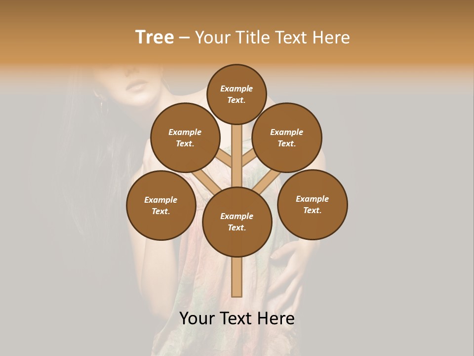 Graceful Sensuality Luxuriant PowerPoint Template