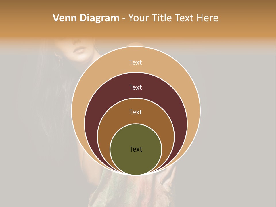 Graceful Sensuality Luxuriant PowerPoint Template