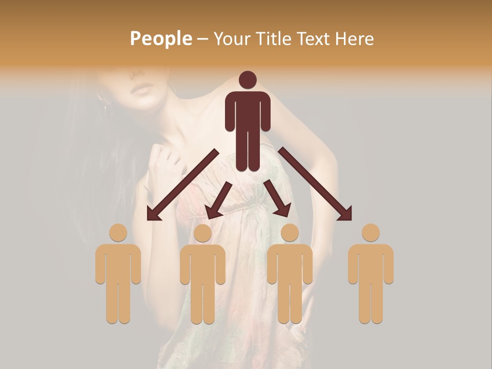 Graceful Sensuality Luxuriant PowerPoint Template