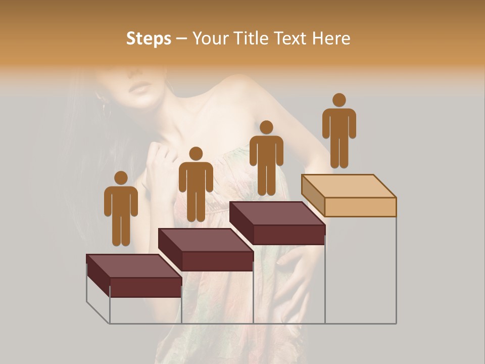 Graceful Sensuality Luxuriant PowerPoint Template