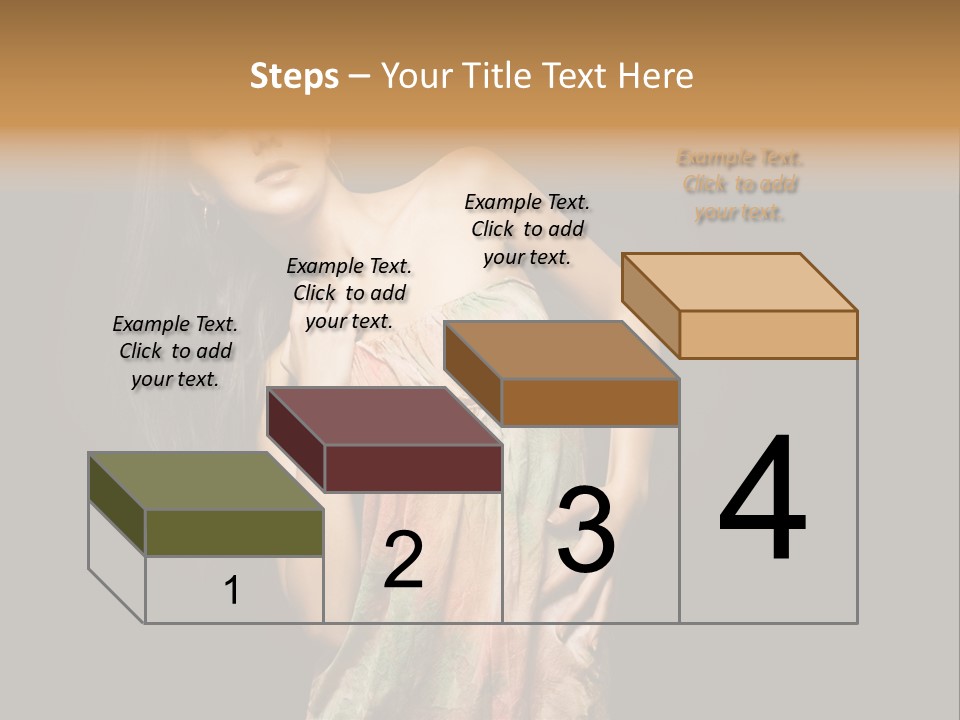 Graceful Sensuality Luxuriant PowerPoint Template