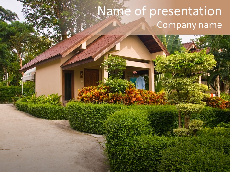 Home Gardens PowerPoint Template