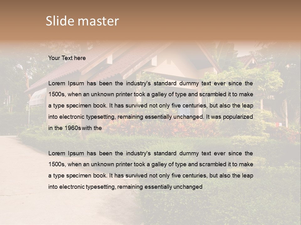 Home Gardens PowerPoint Template