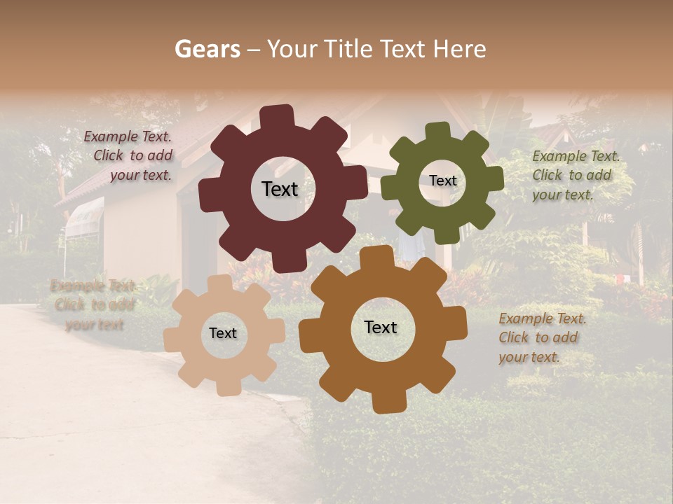 Home Gardens PowerPoint Template