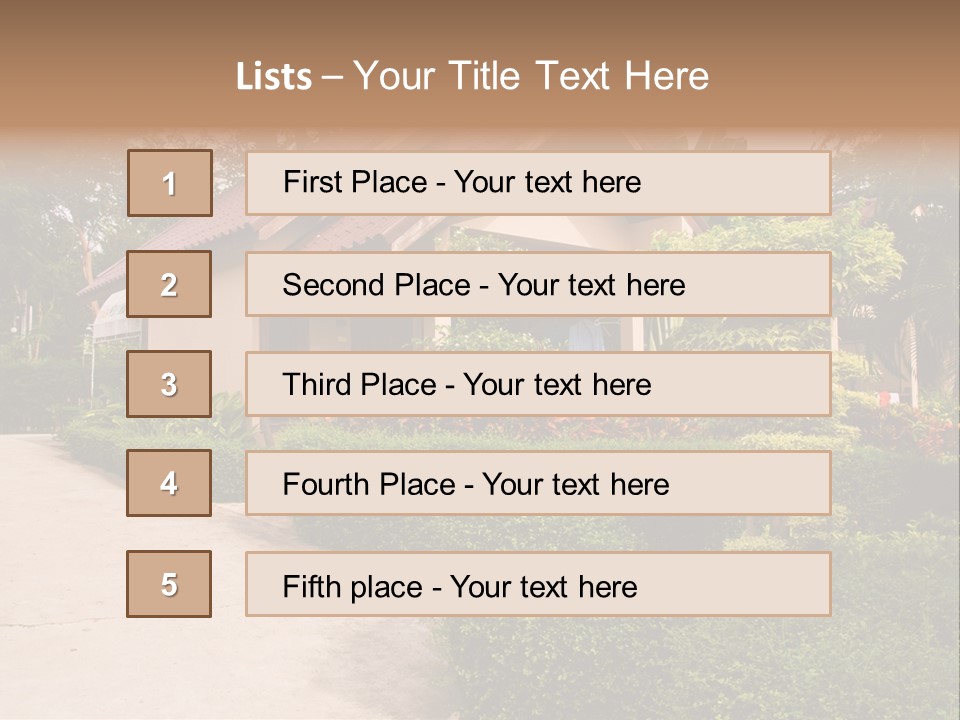 Home Gardens PowerPoint Template