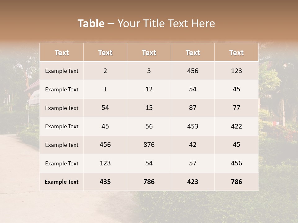 Home Gardens PowerPoint Template