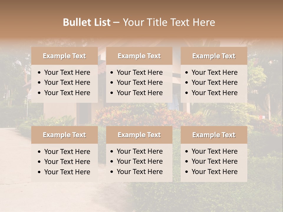 Home Gardens PowerPoint Template