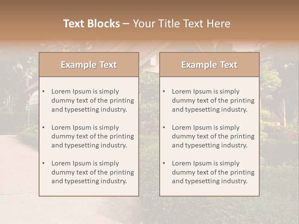 Home Gardens PowerPoint Template