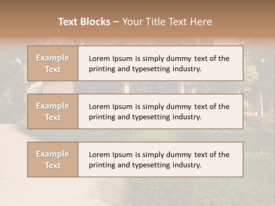 Home Gardens PowerPoint Template