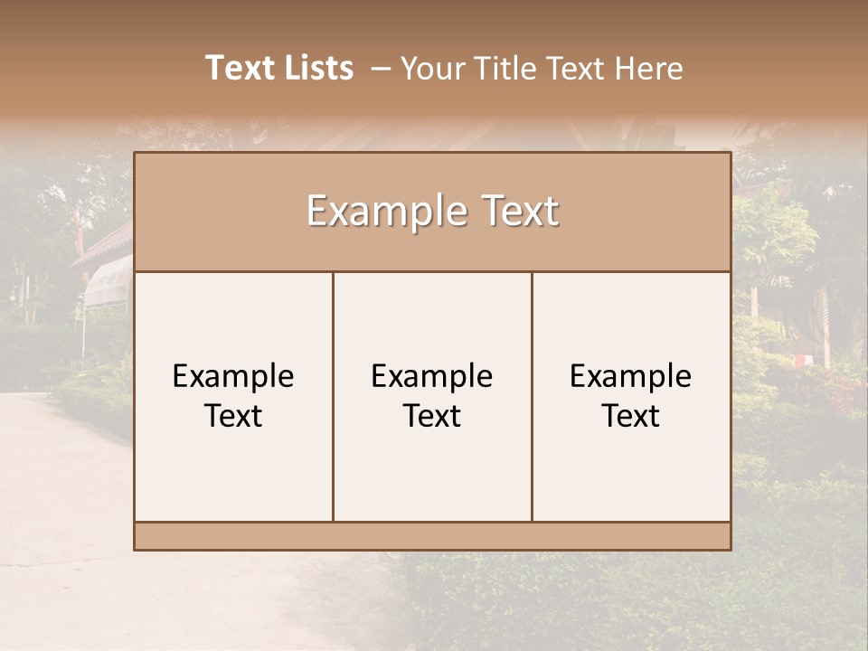 Home Gardens PowerPoint Template