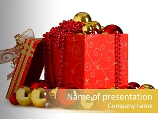 Festive December Shiny PowerPoint Template