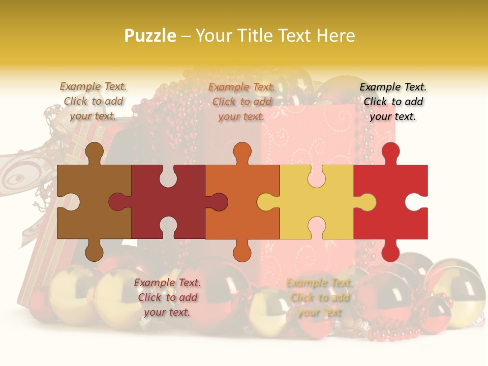 Festive December Shiny PowerPoint Template