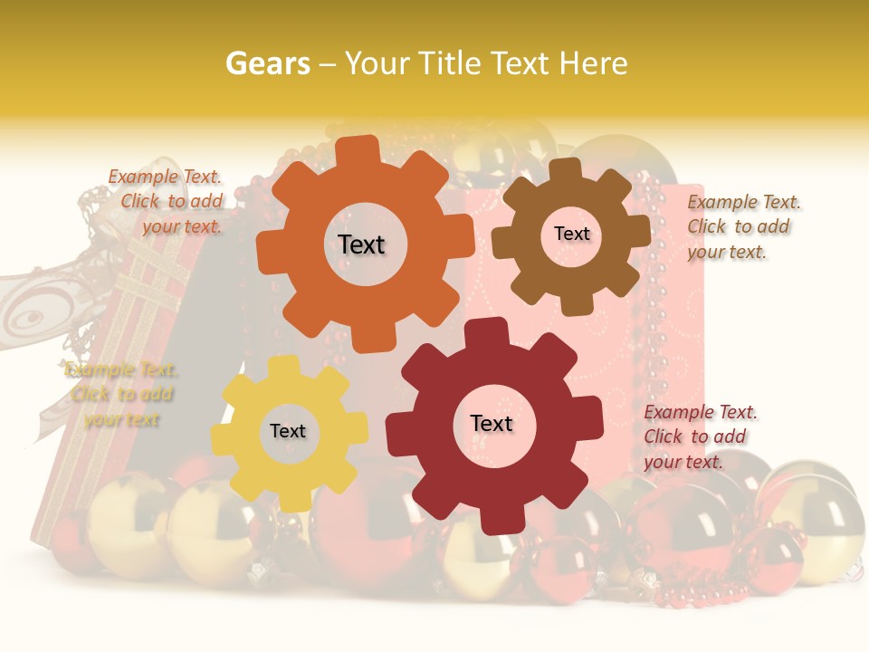 Festive December Shiny PowerPoint Template