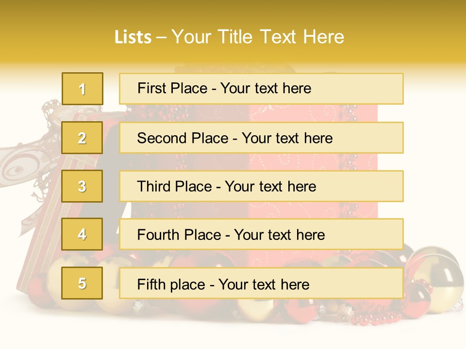 Festive December Shiny PowerPoint Template