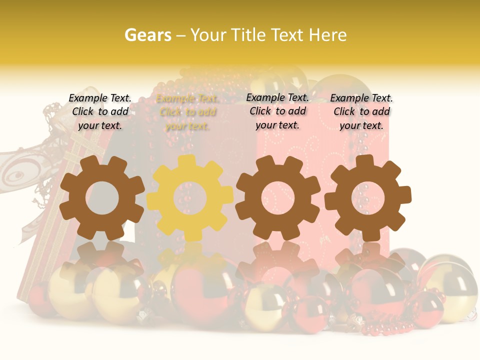 Festive December Shiny PowerPoint Template