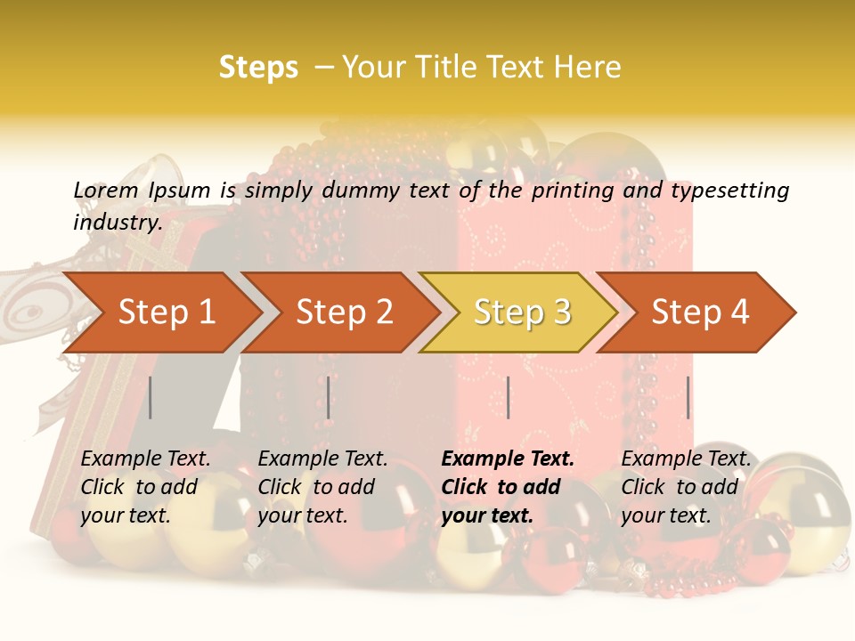 Festive December Shiny PowerPoint Template