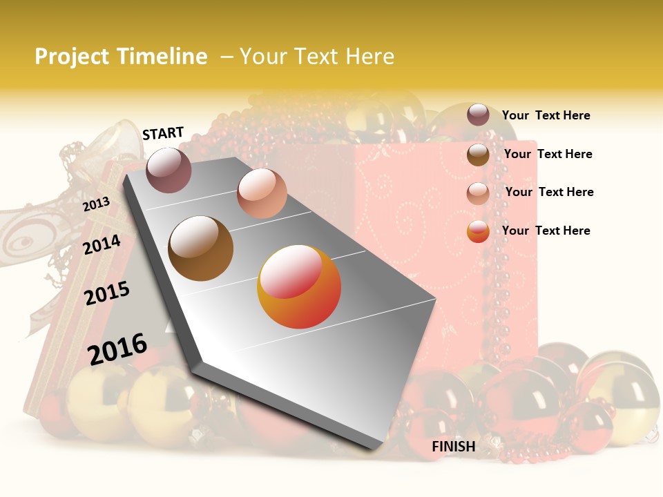 Festive December Shiny PowerPoint Template