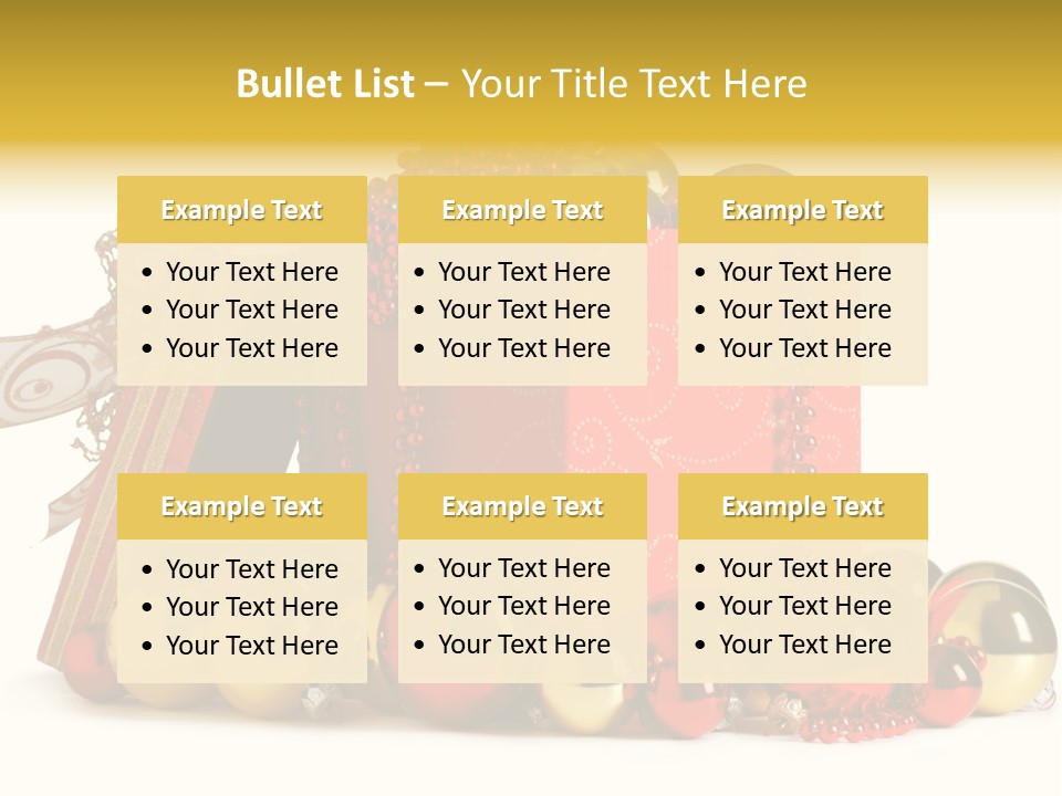Festive December Shiny PowerPoint Template