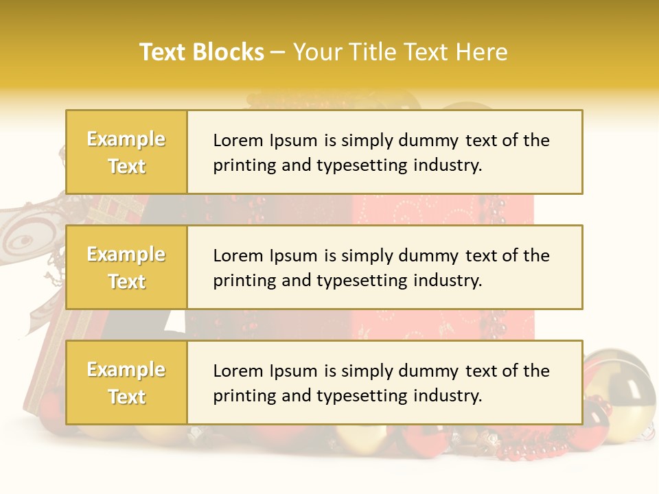 Festive December Shiny PowerPoint Template