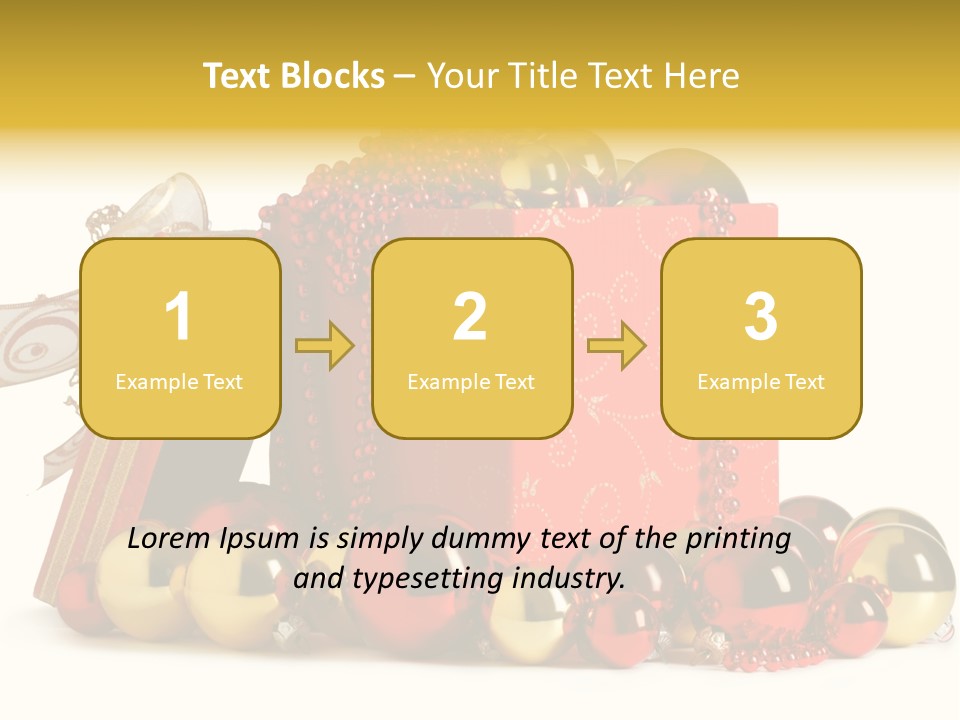 Festive December Shiny PowerPoint Template