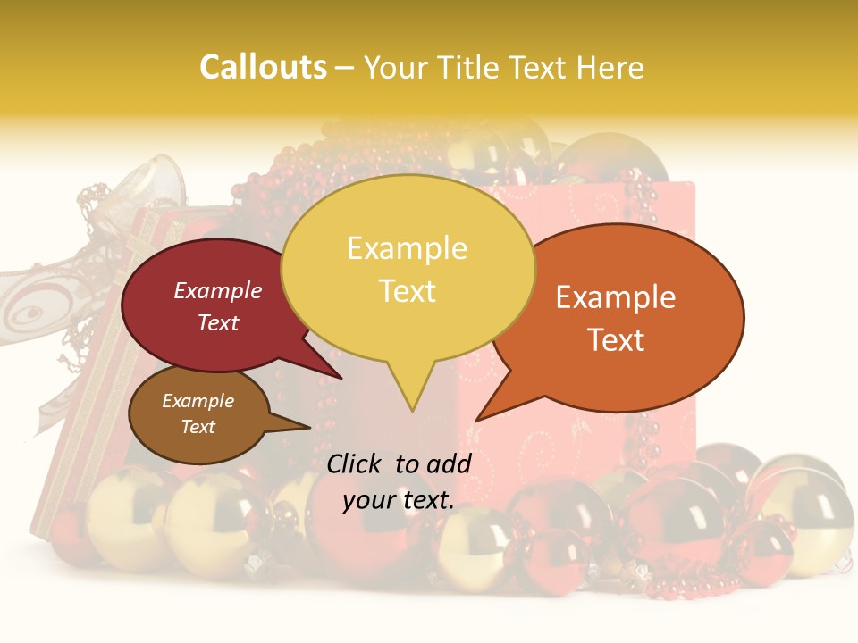 Festive December Shiny PowerPoint Template