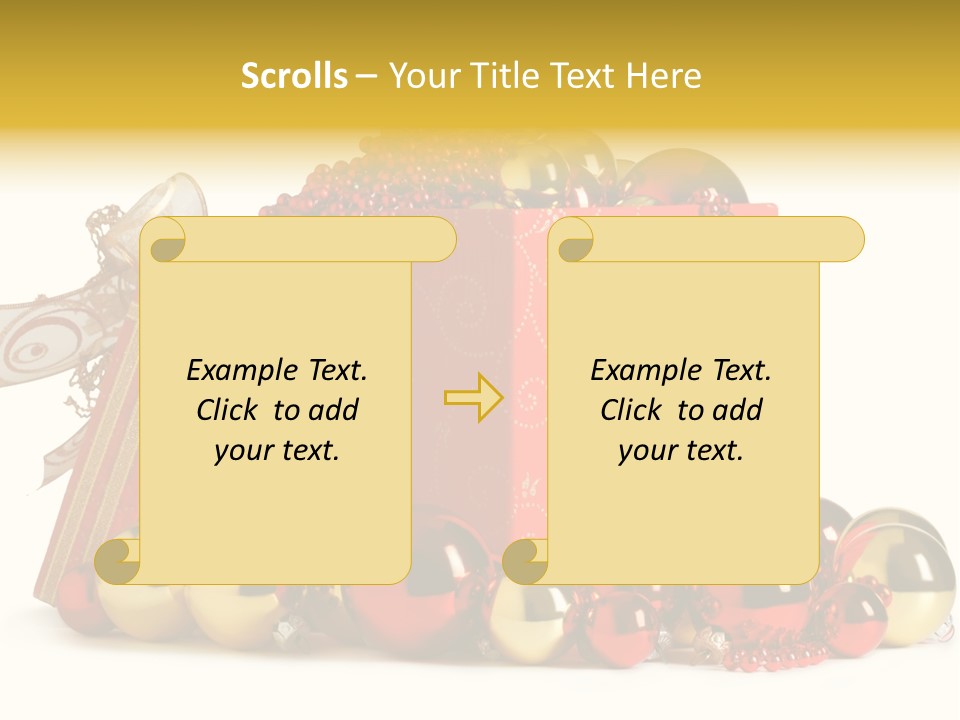 Festive December Shiny PowerPoint Template