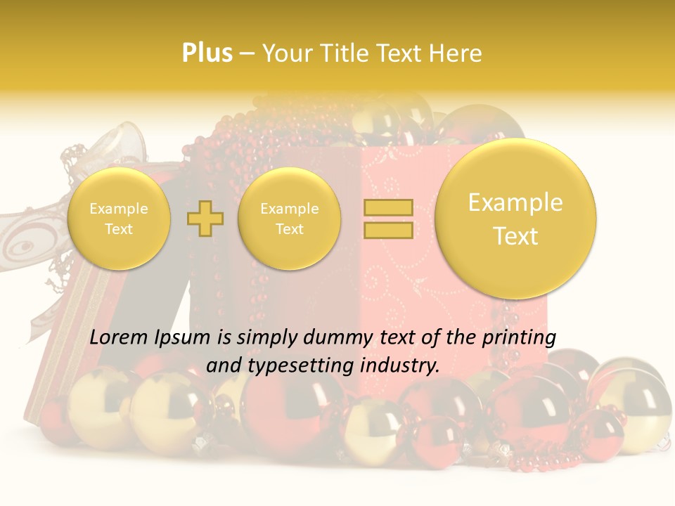 Festive December Shiny PowerPoint Template