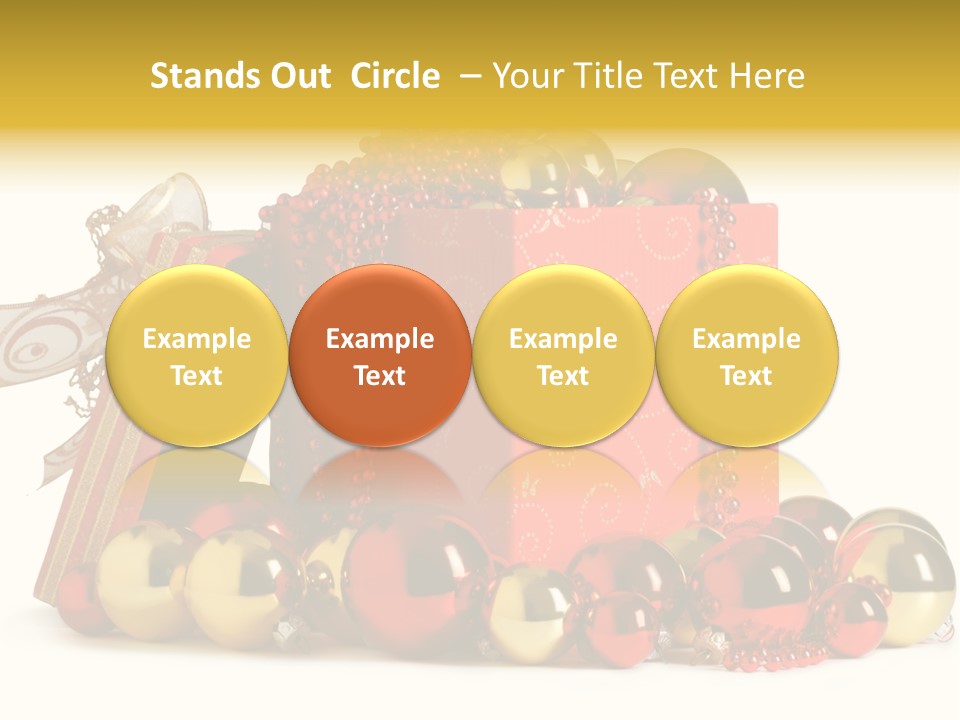 Festive December Shiny PowerPoint Template