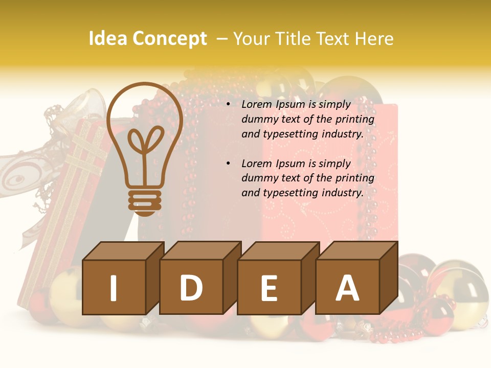 Festive December Shiny PowerPoint Template