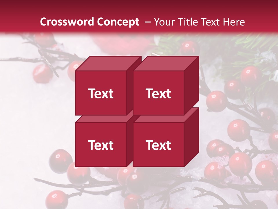 Flake Card Bright PowerPoint Template