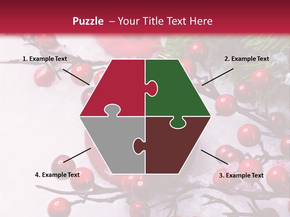 Flake Card Bright PowerPoint Template